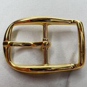 Vintage Gold Tone Simple Basic Belt Buckle for up to 1 Inch Belt
